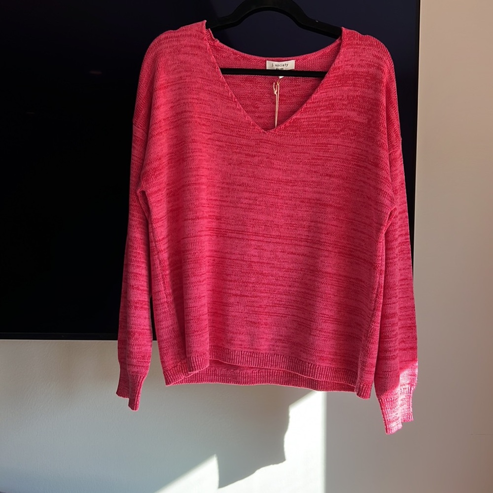 J. Society v neck sweater-NWT